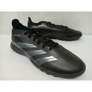 Adidas Men's  Predator 24 League‎ Turf Soccer Cleats IF6377 Black Carbon Sz 9.5